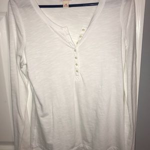 simple white long sleeve